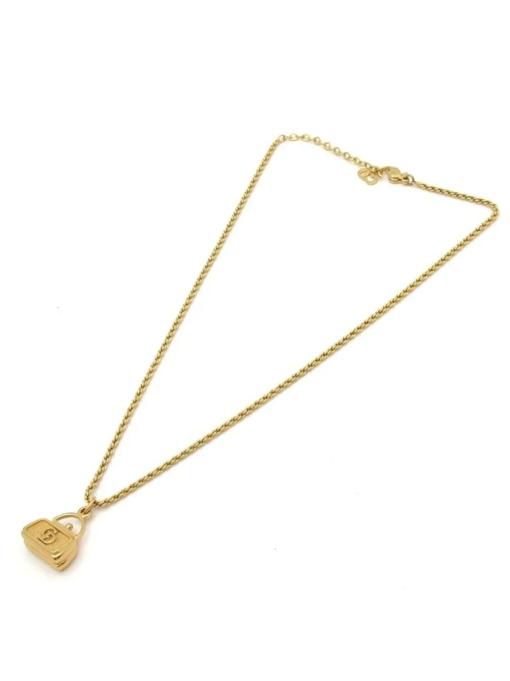 Dior Necklace Gold Bag
